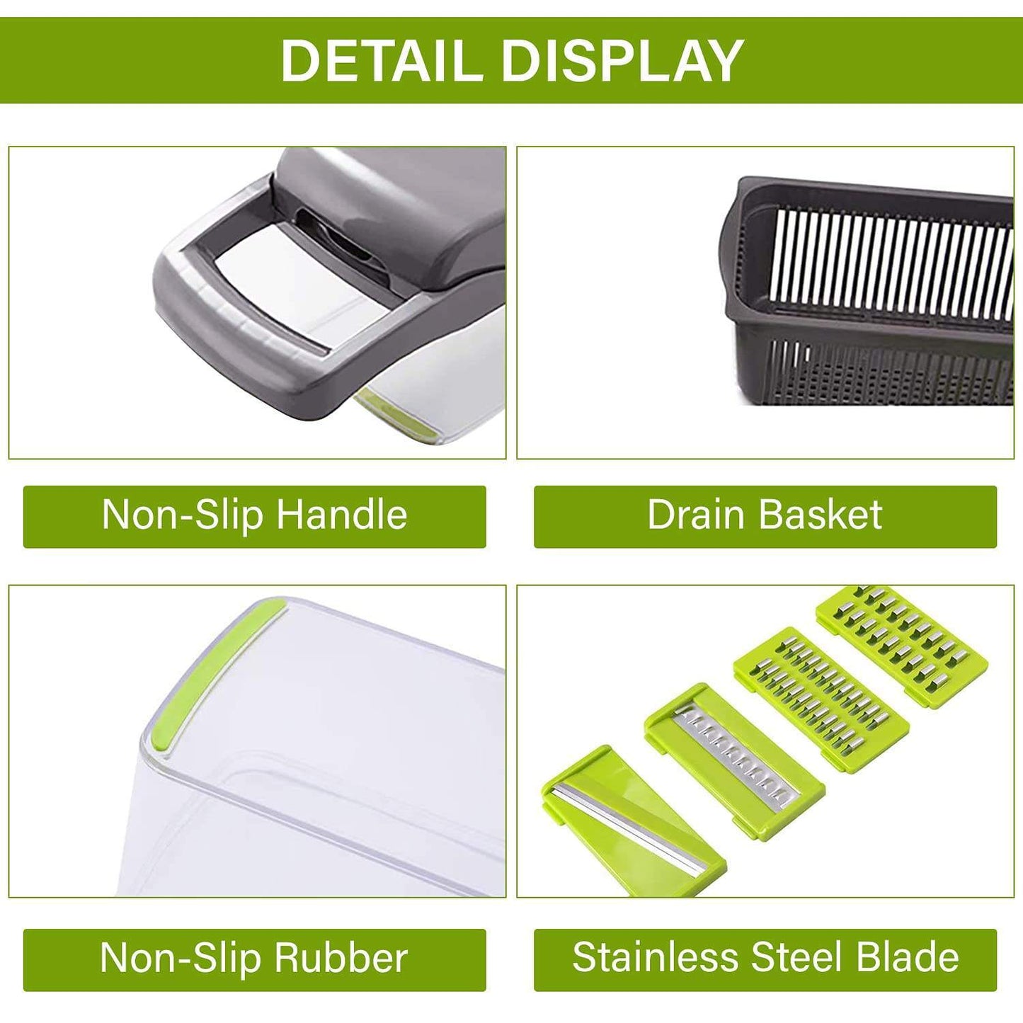 12-in-1 Manual Vegetable Chopper & Slicer - Evolve Studio