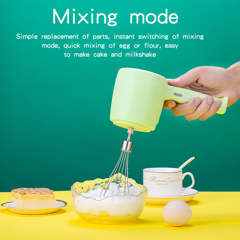 2-in-1 Electric Hand Mixer & Blender with Bowl - Evolve Studio