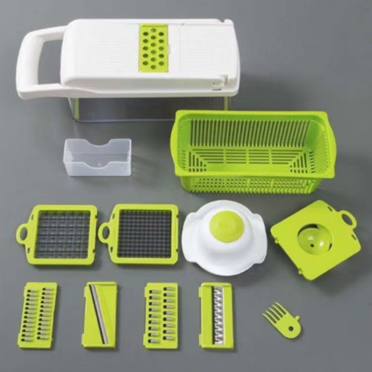 12-in-1 Manual Vegetable Chopper & Slicer - Evolve Studio