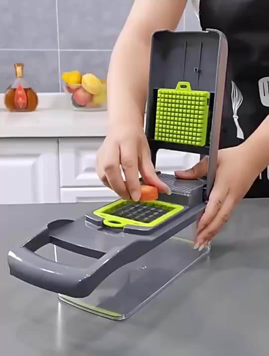 12-in-1 Manual Vegetable Chopper & Slicer - Evolve Studio